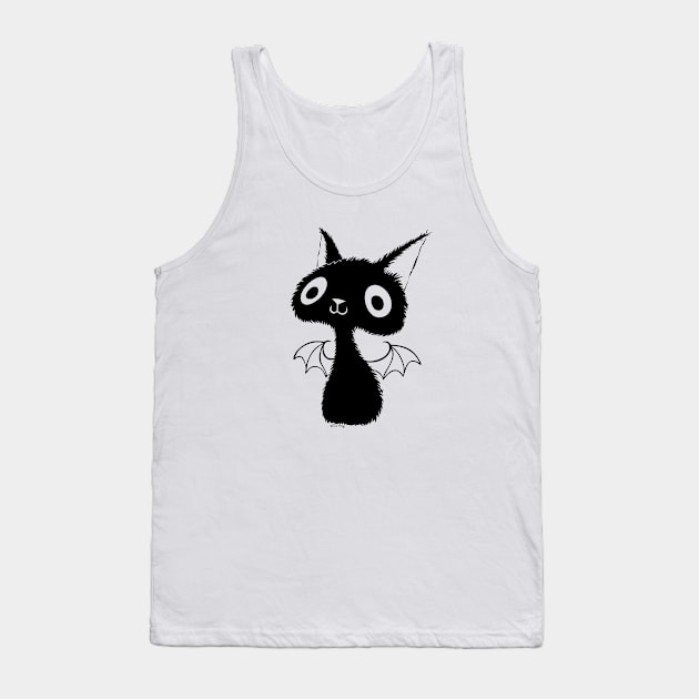 Bat Cat Tank Top by CrisArroyo